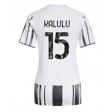 Juventus Pierre Kalulu #15 Hjemmedrakt Kvinner 2025-26 Kortermet